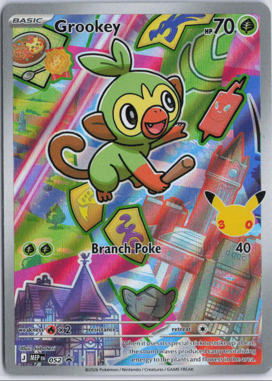 Grookey 052 Promo First Partner Illustration Collection Series 2