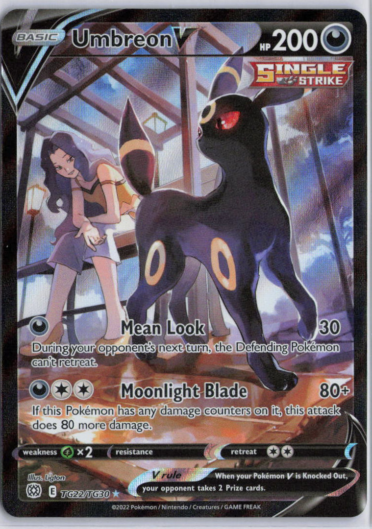 Umbreon V TG22/TG30 Ultra Rare Brilliant Stars