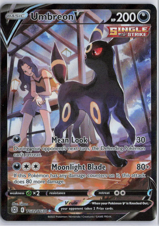 Umbreon V TG22/TG30 Ultra Rare Brilliant Stars